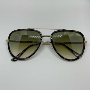 Quay Australia x J.Lo All In Aviator Sunglasses